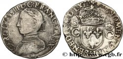 CHARLES IX Teston, 2e type 1563 La Rochelle