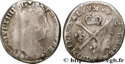 LOUIS XIV LE GRAND OU LE ROI SOLEIL 20 sols aux insignes 1707 Nantes
