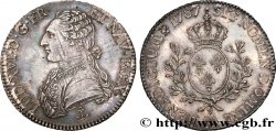 LOUIS XVI Écu aux branches d olivier 1787 La Rochelle SPL