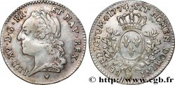 LOUIS XV THE WELL-BELOVED Cinquième d écu dit à la vieille tête 1774 Strasbourg