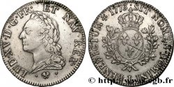 LOUIS XV THE WELL-BELOVED Écu dit à la vieille tête 1773 Bayonne