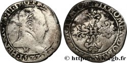 HENRI III Demi-franc au col plat 1577 Toulouse