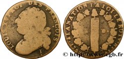 LOUIS XVI (MONARQUE CONSTITUTIONNEL) 12 deniers dit au faisceau , type FRANÇOIS 1792 Clermont-Ferrand