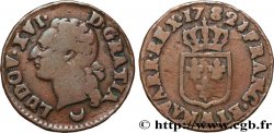 LOUIS XVI Liard dit “à l écu” 1782 Metz