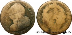 LOUIS XVI (MONARQUE CONSTITUTIONNEL) 2 sols dit au faisceau , type FRANÇAIS 1793 Strasbourg