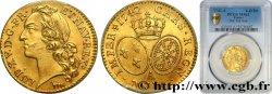 LOUIS XV DIT LE BIEN AIMÉ Louis d’or aux écus ovales, tête ceinte d’un bandeau 1742 Paris SPL63