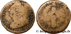 LA CONVENTION 2 sols dit au faisceau , type FRANÇOIS 1793 Montpellier