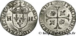 HENRY IV Douzain aux deux H, 2e type 1592 Saint-Lô
