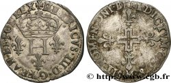 HENRI III Double sol parisis, 2e type 1578 Toulouse