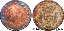 LOUIS XIV LE GRAND OU LE ROI SOLEIL Écu aux palmes 1694 Riom