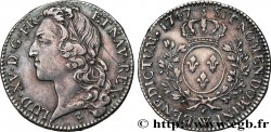 LOUIS XV DIT LE BIEN AIMÉ Demi-écu aux branches d’olivier, tête ceinte d’un bandeau 1747 Lille TTB+
