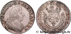 LOUIS XIV LE GRAND OU LE ROI SOLEIL Demi-écu aux palmes 1695 Amiens TTB