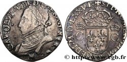HENRY III. COINAGE IN THE NAME OF CHARLES IX Teston, 10e type 1575 (MDLXXV) Toulouse