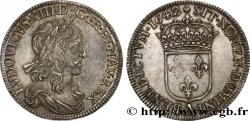 LOUIS XIII LE JUSTE Demi-écu, buste drapé (1er buste de Jean Warin) 1642 Paris, Monnaie de Matignon SUP