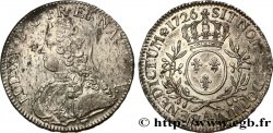 LOUIS XV DIT LE BIEN AIMÉ Écu aux branches d olivier, buste habillé 1726 Paris