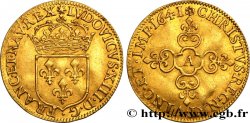 LOUIS XIII LE JUSTE Écu d or au soleil, 1er type 1641 Paris, Monnaie du Louvre