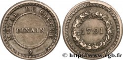 REVOLUTION COINAGE / CONFIANCE (MONNAIES DE…) Dixain de Rochon 1791 Lyon