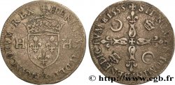 HENRY II Douzain aux deux H 1555 Paris, Moulin de Nesle