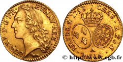 LOUIS XV DIT LE BIEN AIMÉ Louis d’or aux écus ovales, tête ceinte d’un bandeau 1753 Paris