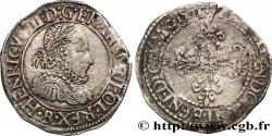 HENRI III Quart de franc au col fraisé 1576 Rouen TTB/TB+