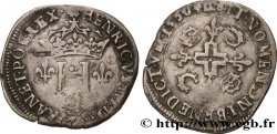 HENRI III Double sol parisis du Dauphiné 1586 Grenoble
