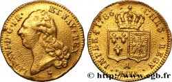 LOUIS XVI Double louis d’or aux écus accolés 1786 Paris BC+