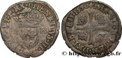 THE LEAGUE. COINAGE IN THE NAME OF HENRY III Douzain aux deux H, 1er type 1590 Limoges