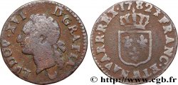 LOUIS XVI Liard dit “à l écu” 1782 Metz