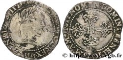 HENRI III Franc au col plat 1585 Lyon