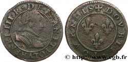 LIGUE. COINAGE AT THE NAME OF HENRY III Double tournois n.d. Paris, Moulin des Étuves