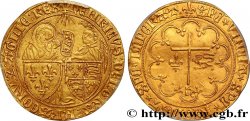 HENRY VI DE LANCASTRE - ROI DE FRANCE (1422-1453) - ROI D ANGLETERRE (1422-1461) et (1470-1471) Salut d or n.d. Saint-Lô SUP62