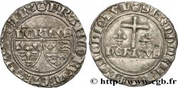 HENRY VI DE LANCASTRE - ROI DE FRANCE (1422-1453) - ROI D ANGLETERRE (1422-1461) et (1470-1471) Blanc aux écus n.d. Paris
