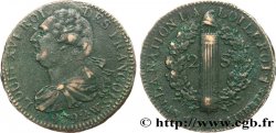 LOUIS XVI (MONARQUE CONSTITUTIONNEL) 2 sols dit au faisceau , type FRANÇOIS 1792 Lille