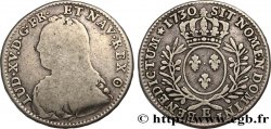 LOUIS XV DIT LE BIEN AIMÉ Demi-écu aux branches d olivier, buste habillé 1730 Tours