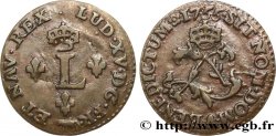 LOUIS XV DIT LE BIEN AIMÉ Double sol de billon, faux d’époque 1755 Paris