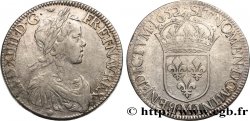 LOUIS XIV THE SUN KING Écu, portrait à la mèche longue 1652 Toulouse