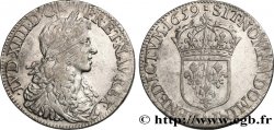 LOUIS XIV THE SUN KING Demi-écu, portrait apollinien 1659 Paris