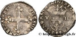 LOUIS XIII Huitième d écu, 1er type 1615 Angers