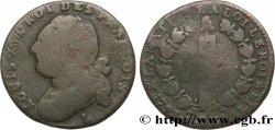 LA CONVENTION 12 deniers dit au faisceau , type FRANCOIS 1793 Bayonne