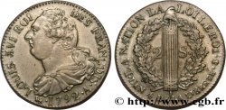 LOUIS XVI (MONARQUE CONSTITUTIONNEL) 2 sols dit au faisceau , type FRANÇOIS 1792 Paris