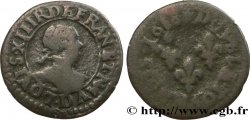LOUIS XIII  Double tournois, type 4 1618 Lyon