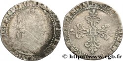 HENRY III Demi-franc au col plat 1578 Lyon