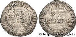HENRY VI DE LANCASTRE - ROI DE FRANCE (1422-1453) - ROI D ANGLETERRE (1422-1461) et (1470-1471) Blanc aux écus n.d. Rouen