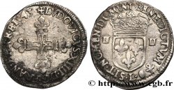 LOUIS XIII Quart d écu, 1er type 1643 Bayonne
