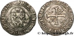 CHARLES VII LE VICTORIEUX Blanc à la couronne n.d. Poitiers