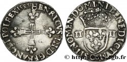 HENRI III Quart d écu, croix de face 1583 Saint-Lô