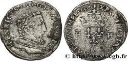 FRANCIS II. COINAGE AT THE NAME OF HENRY II Teston à la tête nue, 5e type 1560 Toulouse