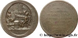 CONFIANCE (MONNAIES DE...) Monneron de 5 sols au serment (An III), 1er type 1791 Birmingham, Soho