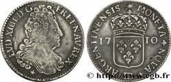LOUIS XIV LE GRAND OU LE ROI SOLEIL Quarante-quatre sols de Strasbourg 1710 Strasbourg