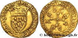 CHARLES VII LE VICTORIEUX Demi-écu d or à la couronne ou demi-écu neuf n.d. Paris